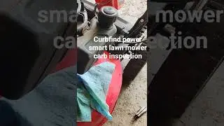 Curbfind power smart lawn mower carb inspection