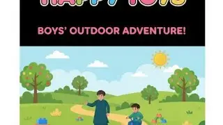 Happy Toys 🌳 Boys&rsquo; Outdoor Adventure | Fun Play & Learning for Kids