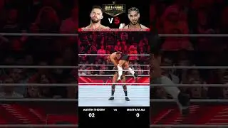 Результаты матча 1 на 1 между Остином Теори и Мустафой Али #wwe