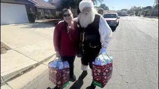 santa has arrived to the john strangis home