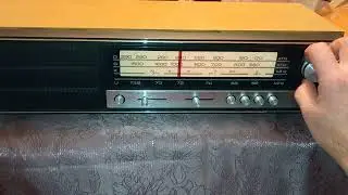 Radio Diora Giewont. Po naprawie i przestrojeniu.