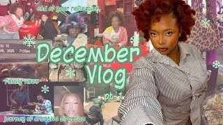 december vlog pt1 | prep for the new year, life as a social media coordinator, reflection, fam vibes
