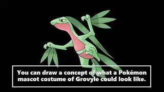 (OLD) Pokemon Mascot Costume Ideas Grovyle (Pokemon Ruby And Sapphire) Request #halloween2026