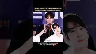 JUNGKOOK attended the VIP premiere of the movie 'The First Ride' held in Seoul !!