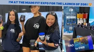 Let's go to the Miami Fit Expo to Launch ZOR!