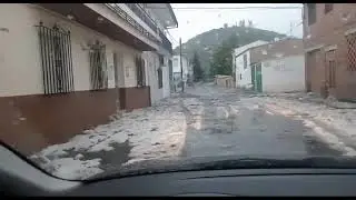 Desbordamiento del arroyo Guadalcotón en Charilla. Alcalá la Real (20.04.24)
