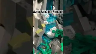 🐬Transparent Light Blue Water Falls #LEGO #afol  #legolayout