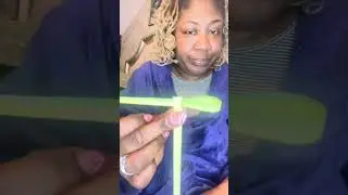 Crafting palm leaf crosses