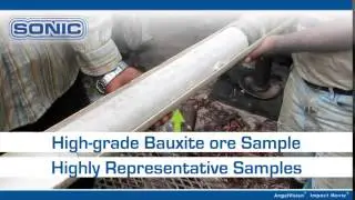 How does a sonic drill rig work?