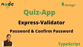 Validate password and verify confirm password and password match in express validator