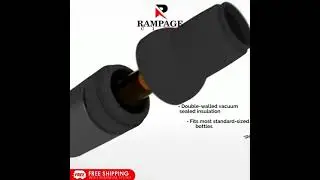 Beer Armor 12oz Vacuum Insulated Double Walled Stainless Steel Beer Bottle and Can