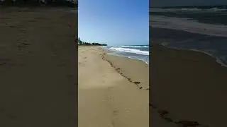 ASMR Footsteps in the Sand 🌊 | Relaxing Ocean Waves 🌊 ✨ #waves #beach #travel #ocean