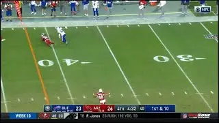 Josh Allen gets Intercepted by Dre Kirkpatrick
