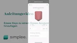 Hinzuf&uuml;gen eines Easee Keys zu einem Easee Account