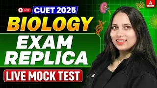 CUET 2025 Biology Mock Test with LIVE Solutions | Exam Replica | CUET Science