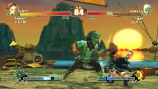 SF4 - RawkusX (Cammy) vs. ReyArt (El Fuerte) - G1 Match