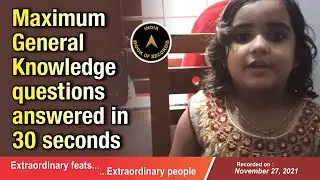 Maximum General Knowledge questions answered in 30 seconds