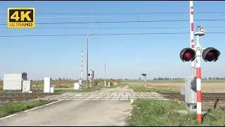 Przejazd Kolejowy - Gonice | Railroad Crossing ★ 4K ★