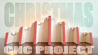 DIY Christmas Candle Bridge -  CNC Router Project - Free Files Available