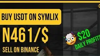 Buy USDT at N461/$ on symlix, make 20k daily on unlimited crypto arbitrage with symlix P2P 💯📌