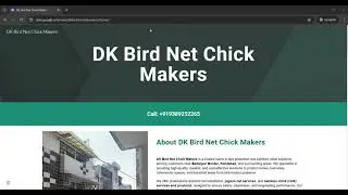 DK Bird Net Chick Makers | Badarpur Border Delhi | Call: +919389252265