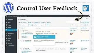 Как одобрить или отменить одобрение комментария в WordPress