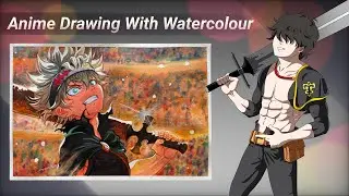 Asta Drawing With Brustro Artists Watercolour.
