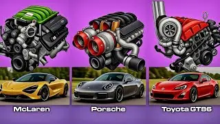 Legendary Car Sounds Compared Super-Cars PT.2