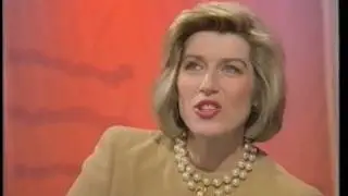 Selina Scott short skirt and tights