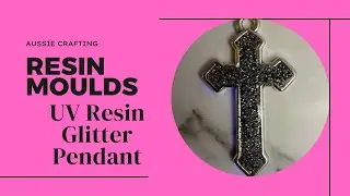 #quickcraft UV resin cross crucifix pendant #craft #resin