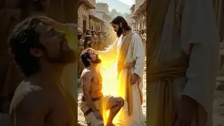 Jesus Heals A Blind Man #faith #miracle #healing #jesus #shorts