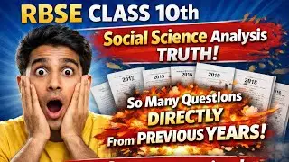  RBSE Class 10 Social Science 😱📚 | 15 Years 🔍 Analysis | Board Exam Reality 💥 Exposed! Board Zone 