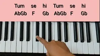 Tum Se Hi Tutorial (Chords+Melody) | Jab We Met | Keyboard | Sudeshna Instrumentals