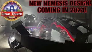 NEW Black & Red Nemesis Track Design Revealed! Alton Towers Leaked Footage!