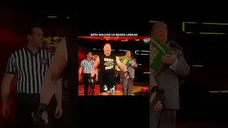 Seth Rollins Vs Brock Lesnar 🔥 WWE RAW 2019 ☠️ #shorts