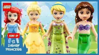 &hearts; Wrong Heads Disney Princess Belle Cinderella Ariel Frozen Elsa Finger Family Song Nursery LEGO
