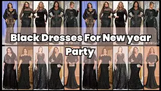 New Year Party Wear Dresses Ideas | Black colour dresses ideas | New year black dresses ideas