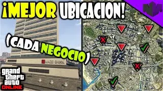 Las MEJORES UBICACIONES de TODOS los NEGOCIOS en GTA Online!