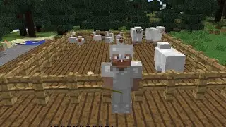 Minecraft 1.5.2 (5) ферма овец и поход в шахту