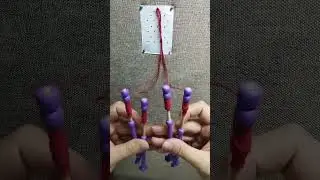 2- bilro - ponto cheio (cruza, torce, cruza, torce)