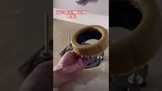 EASY: TOILET/ANGLESTOP INSTALL #plumbing #easy #facebook #instagram #tiktok #trending #diy