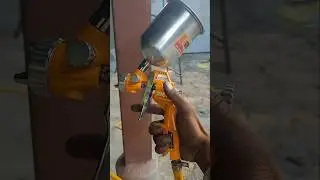 ingco air spray gun review // ingco air spray paint gun working #shortvideo #incc