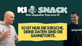 KI-Snack #15 - KI ist nur die Kirsche.  Deine Daten sind die Sahnetorte.