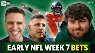 EARLY NFL WEEK 7 BETTING PICKS & PREDICTIONS - Patriots-Titans, Giants-Broncos, Saints-Bears