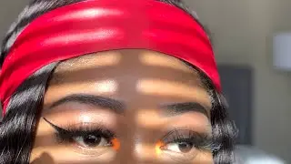 Inner Corner Pop Of Color | NEON ORANGE MAKEUP