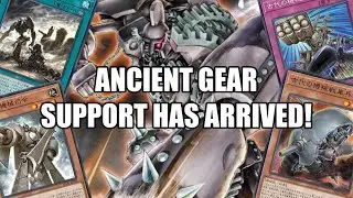 YuGiOh! NEW Ancient Gear Cards Are Here! First Reaction