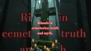 Rituals in cemeteries: truth and myth. #magic #ritual #magia #esoteric