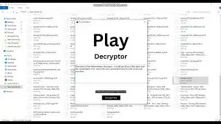 How to Decrypt Play (.PLAY) Ransomware and Decrypt Files | #play #decryptor #play #ransomware