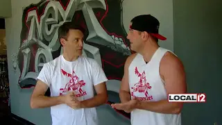 Adam takes Bob for a workout for National Physical Fitness and Sports Month