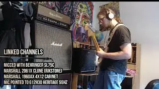 (Mic) G12H30 Heritage 55Hz & Rikstone H18 (Marshall 2061X Clone) + Marshall 1960AX Cab